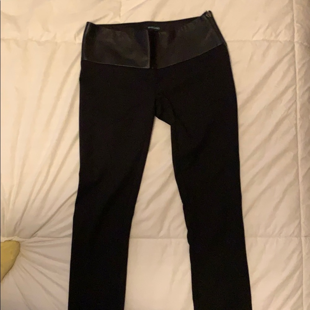 BLACK MARCIANO SKINNY LEGGINGS